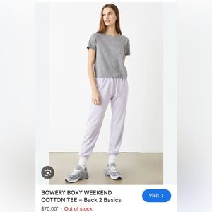 NWT Wesley Bowery boxy tee